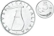 World Coins - Coin, Italy, 5 Lire, 1991, Rome, , Aluminum, KM:92