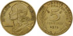 World Coins - France, 5 Centimes, Marianne, 1975, Pessac, Aluminum-Bronze,
