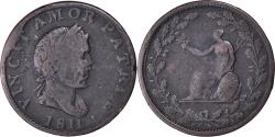 World Coins - United Kingdom, Halfpenny Token, Walshampton, Essex, vincit amor patriae, 1811