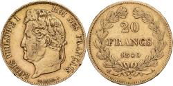 World Coins - France, Louis Philippe I, 20 Francs, 1840, Paris, Gold, , Gadoury:1031