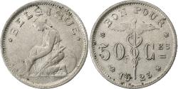 World Coins - Belgium, Albert I, 50 Centimes, 1923, Nickel, , KM:87