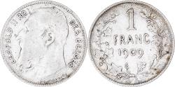 World Coins - Coin, Belgium, Franc, 1909, legende en francais, , Silver, KM:56.1