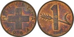 World Coins - Coin, Switzerland, Rappen, 1984, Bern, , Bronze, KM:46