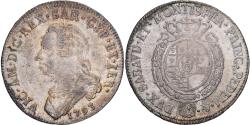 World Coins - Kingdom of the Two Sicilies, Vittorio Amedeo III, 1/2 Scudo, 1793, Torino