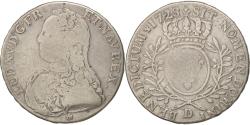 World Coins - Coin, France, Louis XV, 1/2 Écu aux branches d'olivier, 1/2 ECU, 44 Sols, 1728