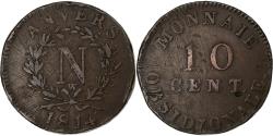 World Coins - France, Napoleon I, 10 Centimes, 1814, Lille, Copper, , Gadoury:191c
