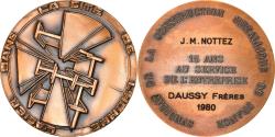 World Coins - France, Medal, Syndicat de la Construction Métallique de France, Business &