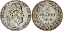 World Coins - Coin, France, Louis-Philippe, 5 Francs, 1844, Paris, , Silver