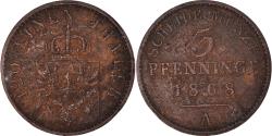 World Coins - Coin, German States, PRUSSIA, Wilhelm I, 3 Pfennig, 1868, Berlin,