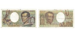 World Coins - France, 200 Francs, Montesquieu, 1990, R.077 268967, VF(30-35), Fayette:70.10a