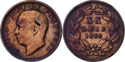World Coins - Portugal, Luiz I, 20 Reis, 1883, Bronze, , KM:527
