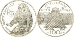 World Coins - Coin, France, 100 Francs, 1993, BE, , Silver, KM:1021, Gadoury:C55