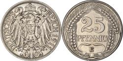 World Coins - Coin, GERMANY - EMPIRE, Wilhelm II, 25 Pfennig, 1911, Muldenhütten,