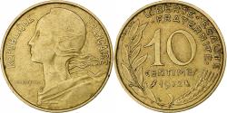 World Coins - France, 10 Centimes, Marianne, 1972, Paris, Aluminum-Bronze,