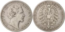 World Coins - Coin, German States, BAVARIA, Ludwig II, 2 Mark, 1876, Munich,