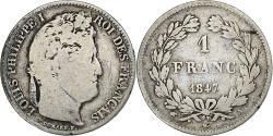 World Coins - France, Franc, Louis-Philippe, 1847, Paris, Silver, , KM:748.1