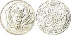 World Coins - France, Medal, Peinture, Michel Ange, le Damné, Monassi, , Silver