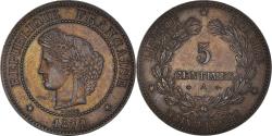 World Coins - Coin, France, Cérès, 5 Centimes, 1872, Paris, , Bronze, KM:821.1