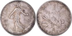 World Coins - Coin, France, Semeuse, 2 Francs, 1914, Castelsarrasin, , Silver