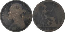 World Coins - United Kingdom, Victoria, Penny, 1889, London, Bronze, , KM:755
