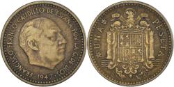 World Coins - Coin, Spain, Peseta, 1952