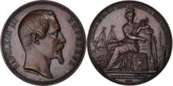 World Coins - France, Medal, Napoleon III reçoit la Reine d'Angleterre à Boulogne, History