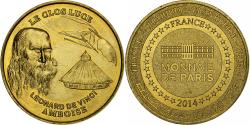 World Coins - France, Token, 37/ Clos Lucé - Amboise, 2014, Copper-nickel Aluminium, MDP