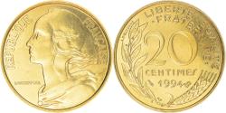 World Coins - Coin, France, Marianne, 20 Centimes, 1994, Paris, , Aluminum-Bronze