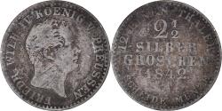 World Coins - Coin, German States, PRUSSIA, Friedrich Wilhelm IV, 2-1/2 Silber Groschen, 1842