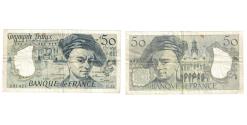 World Coins - France, 50 Francs, Quentin de La Tour, 1988, VF(30-35), Fayette:67.14, KM:152d