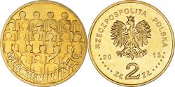 World Coins - Coin, Poland, 2 Zlotych, 2013, Warsaw, 50th Anniversary of the Polish Society