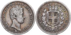 World Coins - Kingdom of Sardinia, Carlo Alberto, 25 Centesimi, 1833, Torino, Silver
