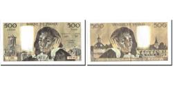 World Coins - France, 500 Francs, 500 F 1968-1993 ''Pascal'', 1985, 1985-04-03, EF(40-45)