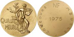 World Coins - France, Medal, Concours Meuble, Qualité Meuble, 1975, Bronze,