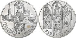 World Coins - Slovakia, 20 Euro, Ville de LEVOCA, 2017, Silver,