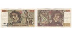 World Coins - France, 100 Francs, Delacroix, 1980, C.34, VG(8-10), Fayette:69.4b, KM:154b