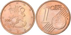 World Coins - Finland, Euro Cent, 2001, , Copper Plated Steel, KM:98