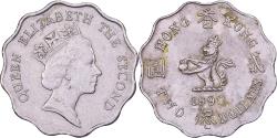 World Coins - Hong Kong, Elizabeth II, 2 Dollars, 1990, Copper-nickel, , KM:60