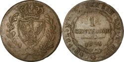 World Coins - Coin, ITALIAN STATES, SARDINIA, Carlo Felice, Centesimo, 1826, Genoa,