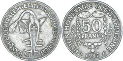 World Coins - Coin, West African States, 50 Francs, 1987