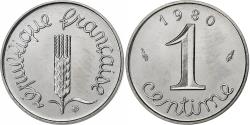 World Coins - France, Centime, Épi, 1980, Paris, Stainless Steel, , Gadoury:91