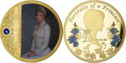 World Coins - United Kingdom, Medal, Portraits de la Princesse Diana, , Copper Gilt