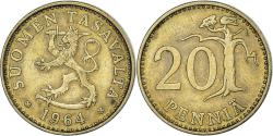 World Coins - Coin, Finland, 20 Pennia, 1964