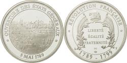 World Coins - France, Medal, Ouverture des États Généraux, 1989, Proof, , Silver
