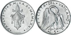 World Coins - Coin, VATICAN CITY, Paul VI, 5 Lire, 1972, , Aluminum, KM:118