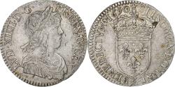 World Coins - France, Louis XV, 1/12 Ecu à la mèche longue, 1650, Bordeaux, Silver