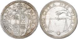 World Coins - Papal States, Alessandro VII, Testone, Rome, Silver,