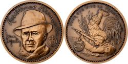 World Coins - France, Medal, Résistance française, Jean Moulin, Bronze, Mauviel,