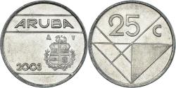 World Coins - Coin, Aruba, 25 Cents, 2003