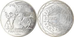 World Coins - France, 10 Euro, Fraternité, Druide, 2015, Paris, , Silver